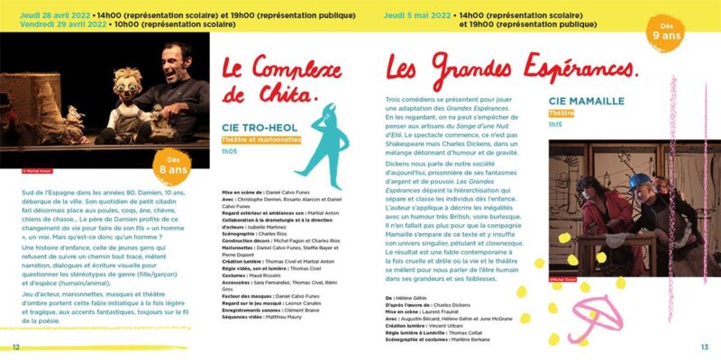 Livret Programme 2021 théâtre de Lunéville Sandra Poirotte